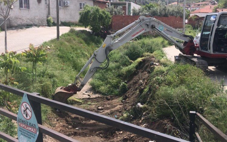 Manisa Gölmarmara’da taşkınlara karşı tedbir Manisa Gölmarmara’da taşkınlara karşı tedbir