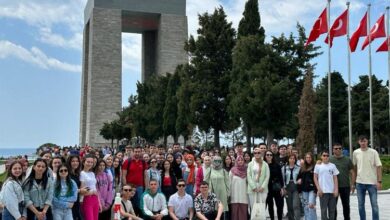 Batı Trakyalı gençler Çanakkale’yi gezdi