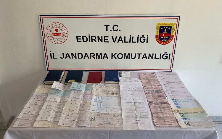 Edirne’de tefecilik operasyonu