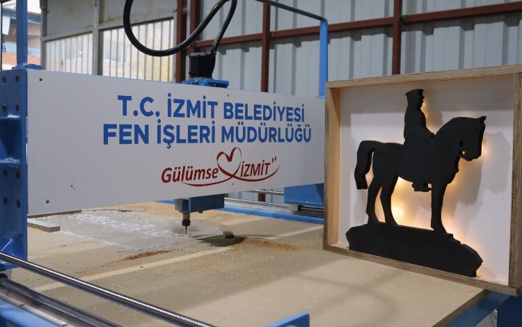 İzmit öz kaynaklarıyla CNC makinası üretti İzmit öz kaynaklarıyla CNC makinası üretti