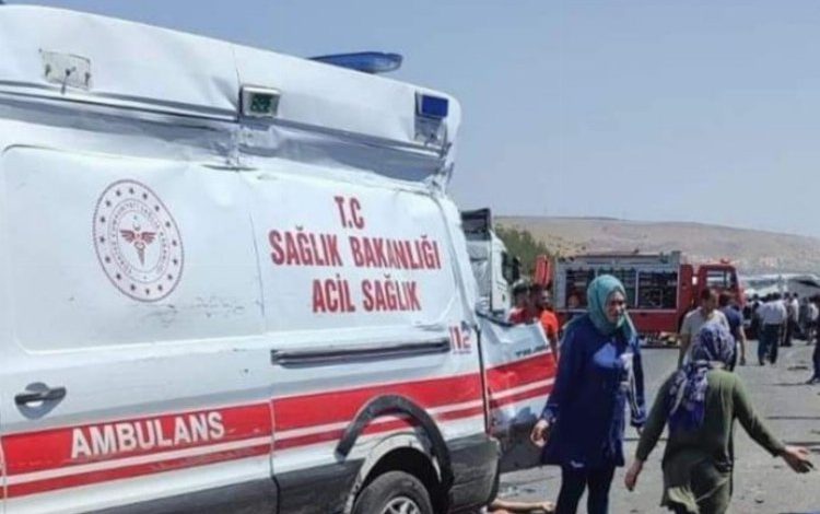 Şehit itfaiyeciler için cenaze töreni