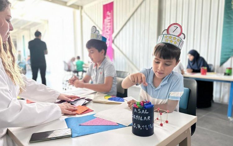 Gaziantepli çocuklar tatili verimli ve bilimli geçiriyor