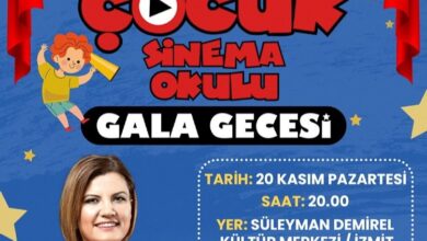 Kocaeli İzmit Belediyesi Çocuk Sinema Okulu için gala zamanı