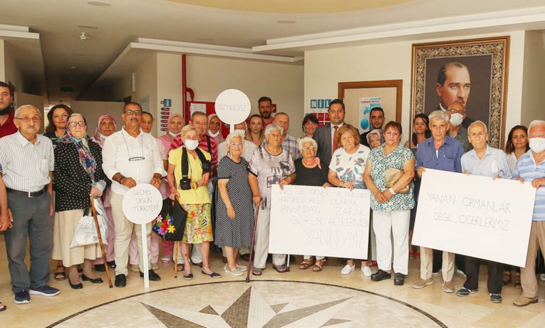 Bursa Nilüfer’deki huzurevinden yangınzedelere anlamlı destek Bursa Nilüfer’deki huzurevinden yangınzedelere anlamlı destek