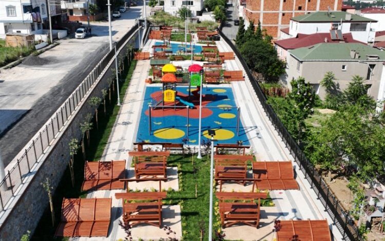 Kocaeli Diliskeleli çocuklar parklarına kavuştu Kocaeli Diliskeleli çocuklar parklarına kavuştu