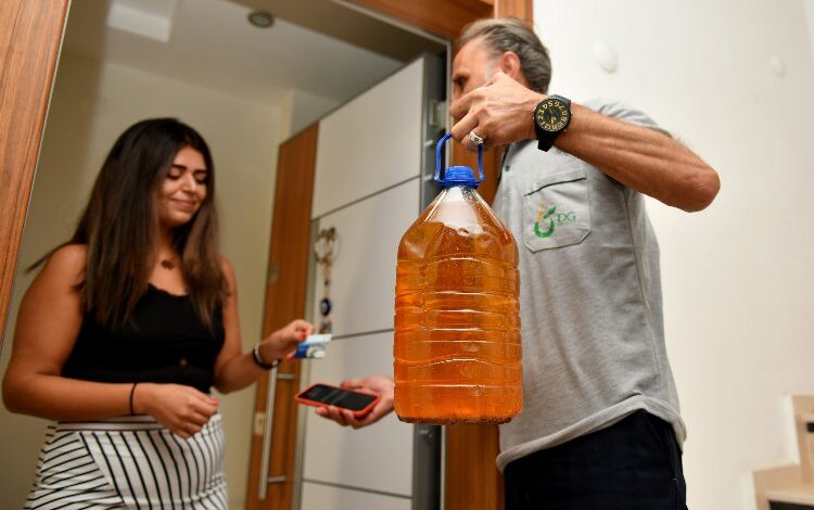 Antalya Muratpaşa’da ‘atık yağ’ kazandırıyor… 5 litresi 95 TL!