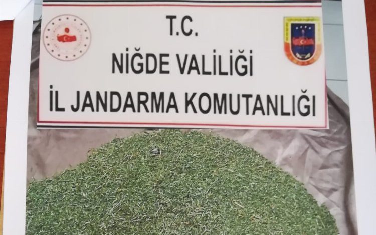 Niğde Jandarma Komutanlığı kilolarca esrar ele geçirdi Niğde Jandarma Komutanlığı kilolarca esrar ele geçirdi