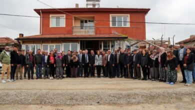 Ayvalı sakinlerinden hizmet teşekkürü