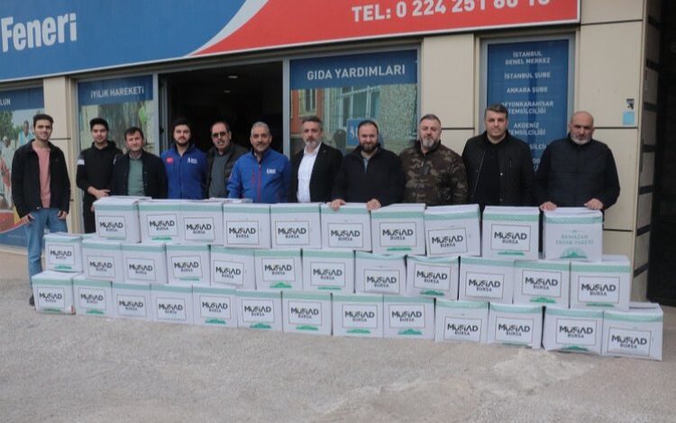 MÜSİAD Bursa’dan ihtiyaç sahiplerine yardım eli MÜSİAD Bursa’dan ihtiyaç sahiplerine yardım eli