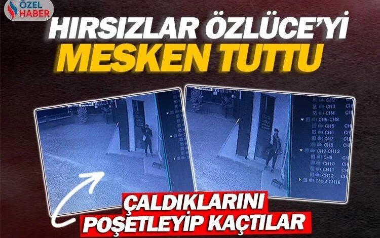 Hırsızlar Özlüce’yi mesken tuttu Hırsızlar Özlüce’yi mesken tuttu