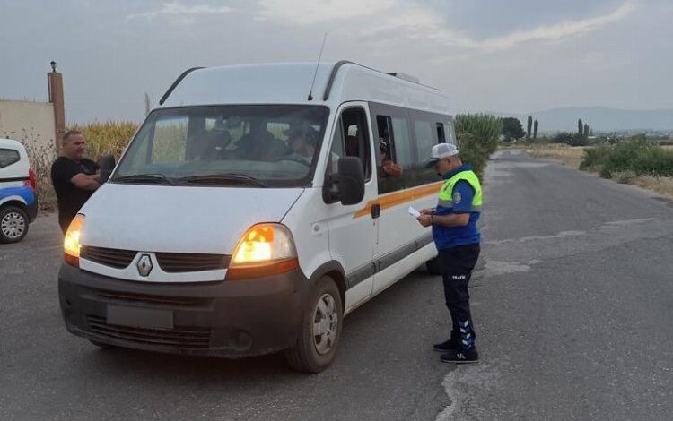 Manisa’da korsan taşımacılığa sıkı denetim Manisa’da korsan taşımacılığa sıkı denetim