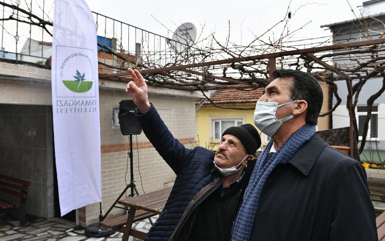 Bursa’da tarihi camiye Osmangazi hizmeti