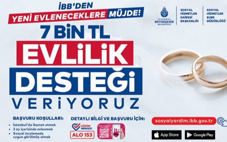 İhtiyaç sahibi çiftlere evlilik desteği İhtiyaç sahibi çiftlere evlilik desteği