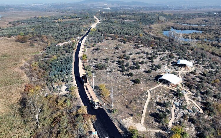 Bursa’da Gölyazı yolu yenileniyor