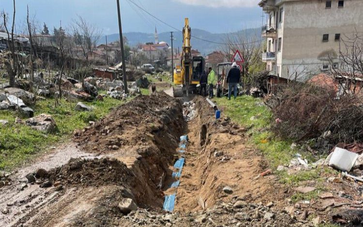 Bursa Orhaneli’nde BUSKİ’den altyapı yenilemesi