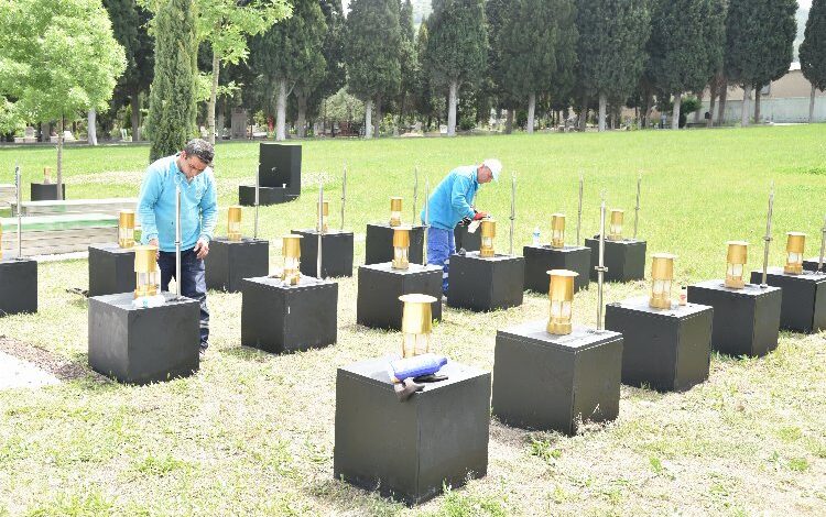Soma Maden Şehitliği’nde çalışmalara devam Soma Maden Şehitliği’nde çalışmalara devam