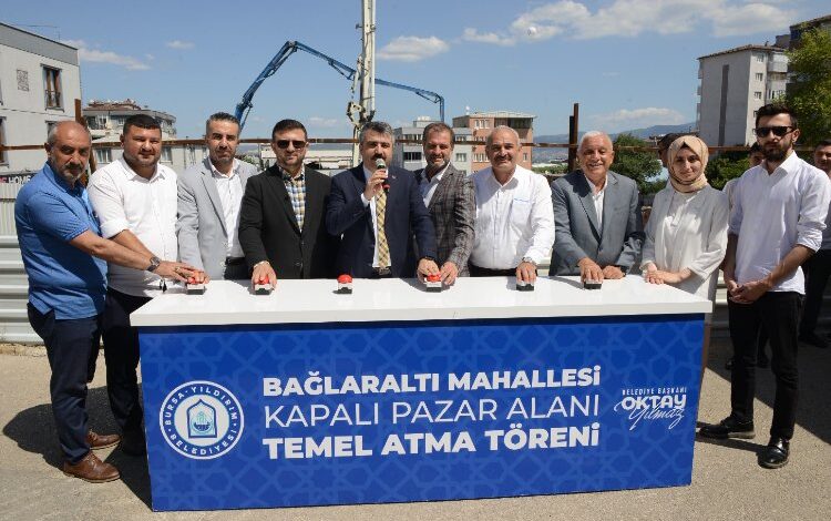 Bursa Yıldırım’da Bağlaraltına modern pazaryeri
