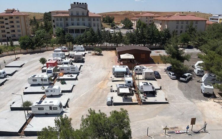 Gaziantep’te karavan konaklama alanı açıldı Gaziantep’te karavan konaklama alanı açıldı
