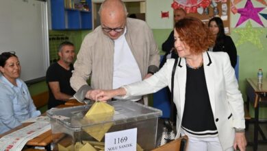 Başkan Ergün oyunu ailesiyle kullandı