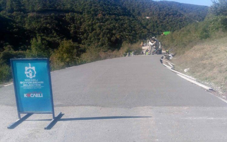 Karamürsel’de Avcıköy-Tahtalı-Fulacık arasına beton yol