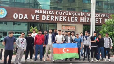 Azerbaycanlı öğrenciler Kula’da buluştu