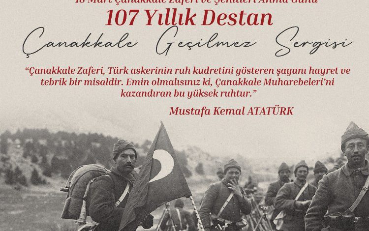 İzmit Belediyesi, “107 Yıllık Zafer: Çanakkale Geçilmez” sergisini İzmitlilerle buluşturuyor