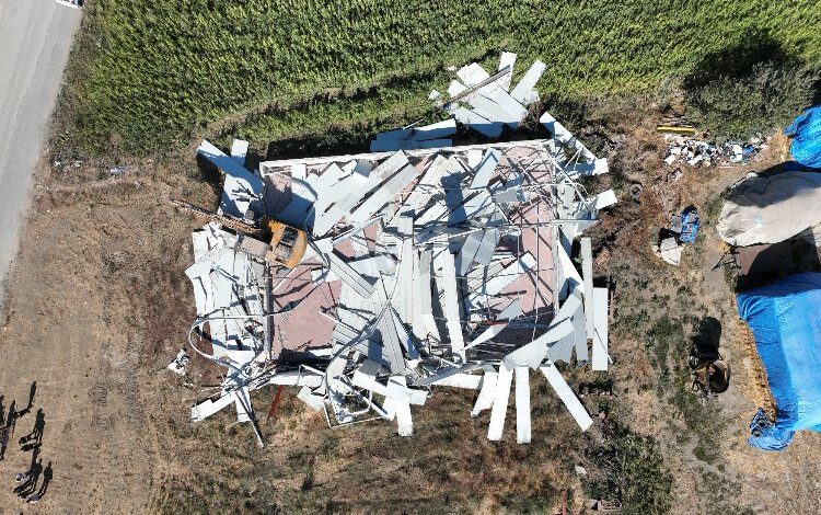 Bursa’da tarım toprağında kaçaklara havadan takip!