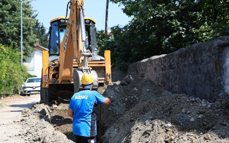 Sakarya Sapanca’da altyapı çalışmaları sürüyor Sakarya Sapanca’da altyapı çalışmaları sürüyor