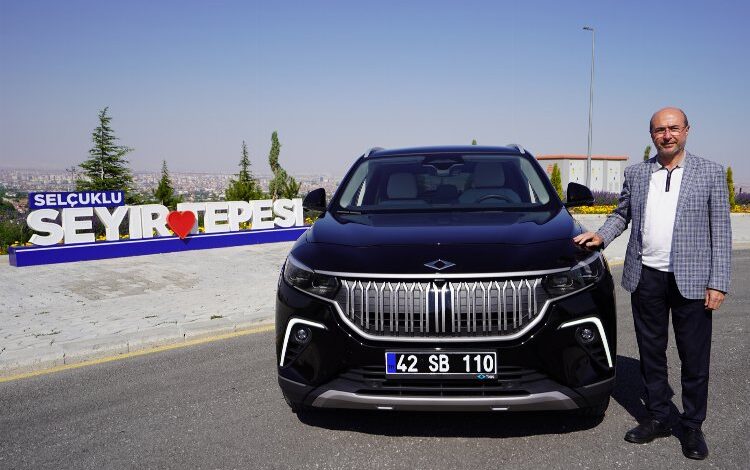 Togg, Selçuklu’nun envanterine girdi Togg, Selçuklu’nun envanterine girdi