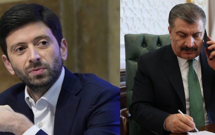 Bakan Koca, İtalyan mevkidaşıyla küresel salgını görüştü