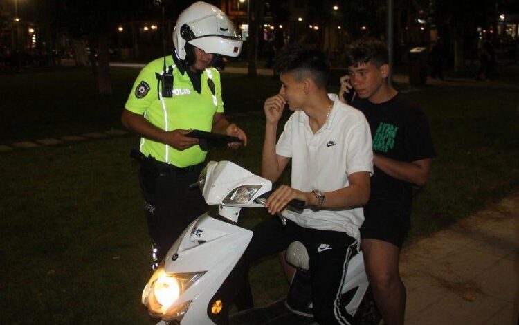 Manisa Akhisar’da motosiklet denetimi