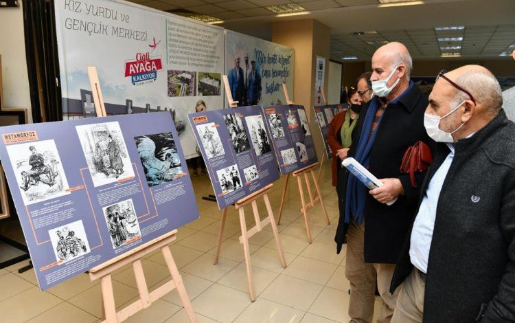 İzmir Çiğli Belediyesi’nden “Cumhuriyet” konulu karikatür sergisi