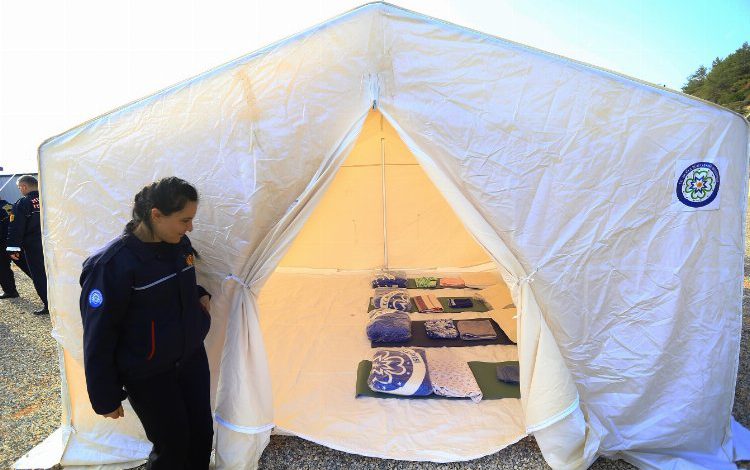 Muğla’da 37 geçici barınma yeri belirlendi