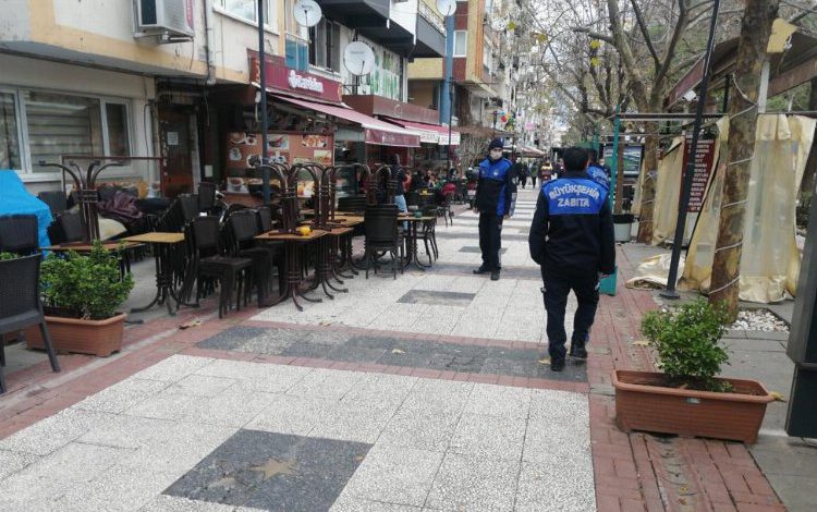 Manisa’da kaldırım işgaline geçit verilmiyor
