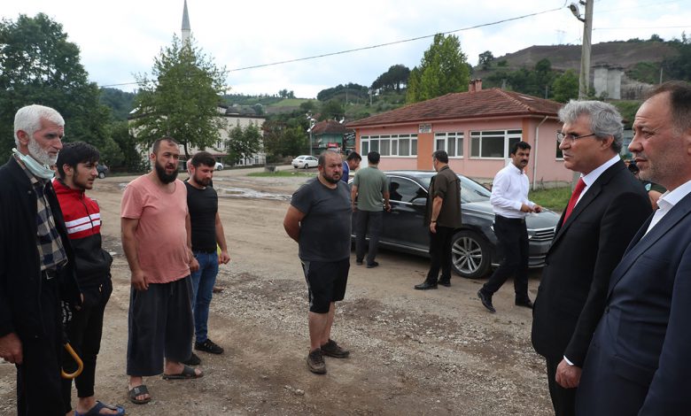 Sakarya Akyazı’da sel mağdurlarına ziyaret