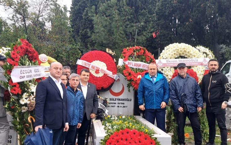 Milli halterci mezarı başında anıldı Milli halterci mezarı başında anıldı