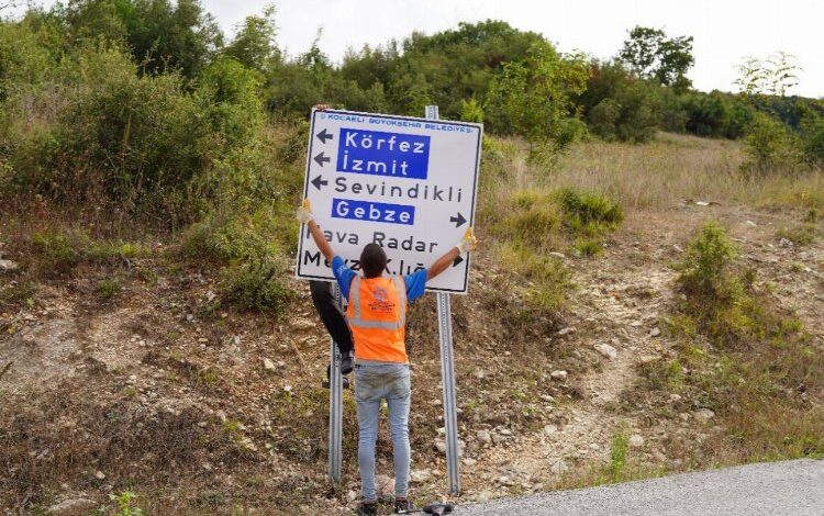 Kocaeli’de kırsala işaret ve yönlendirme seferberliği