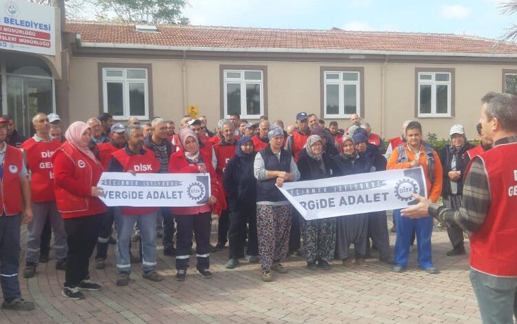 Keşan’da belediye çalışanları ‘vergide adalet’ mücadelesinde Keşan’da belediye çalışanları ‘vergide adalet’ mücadelesinde