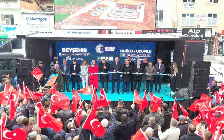 Konya Beyşehir’de açılış ve temel atma Konya Beyşehir’de açılış ve temel atma
