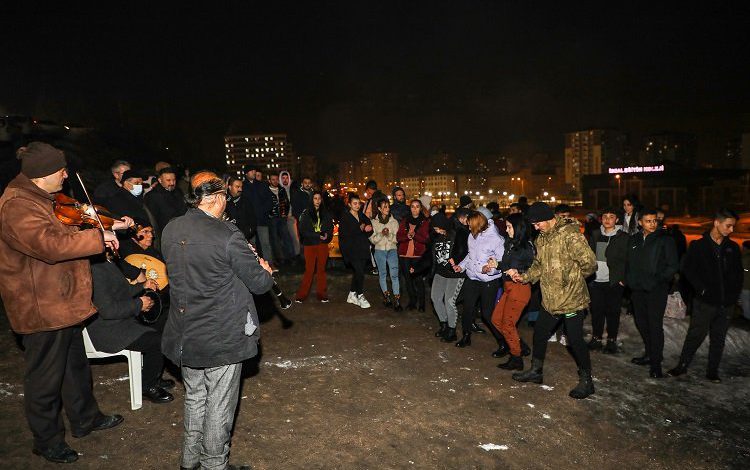 Kayseri Talas’ta kızak keyfi Kayseri Talas’ta kızak keyfi