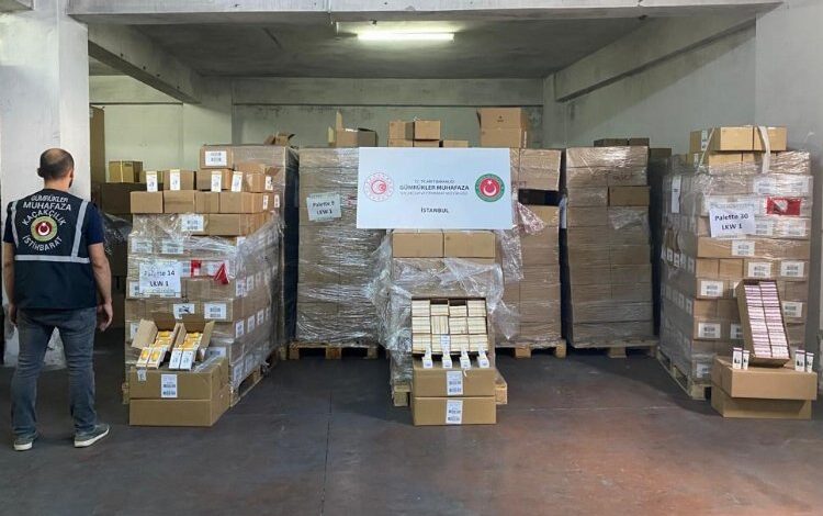 100 bini aşkın kaçak güneş kremi ele geçirildi 100 bini aşkın kaçak güneş kremi ele geçirildi