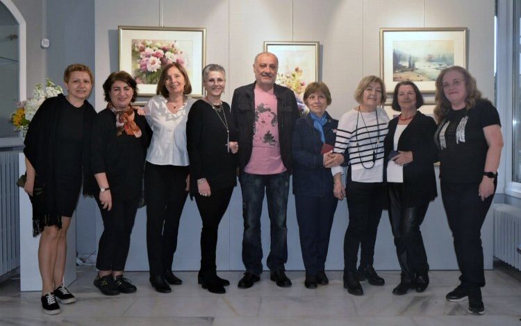 Saim Altuncu Atölyesi sulu boya sergisi açıldı