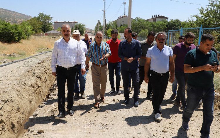 Diyarbakır Lice’de altyapı yatırımları sürüyor Diyarbakır Lice’de altyapı yatırımları sürüyor