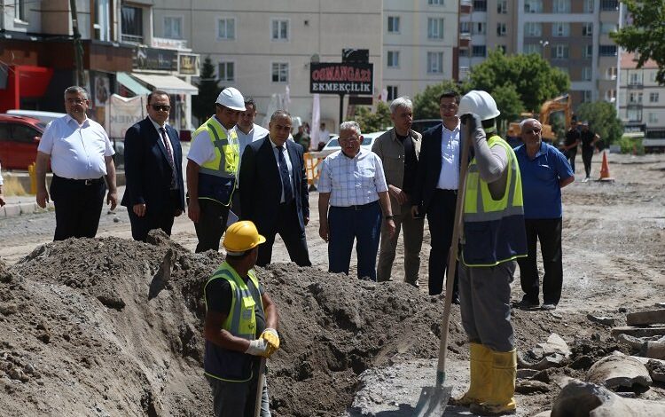 KASKİ’den Melikgazi’de altyapı çalışması KASKİ’den Melikgazi’de altyapı çalışması