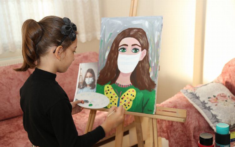 KO-MEK küçük ressama renk oldu