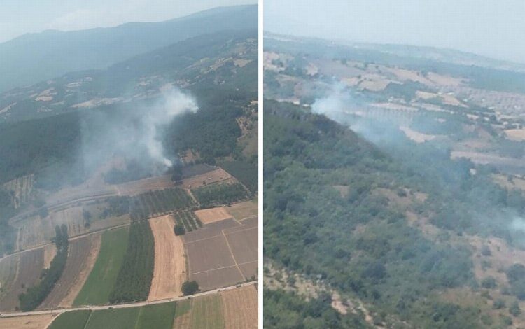 Bursa’da üç ilçede 4 farklı noktada yangın! Bursa’da üç ilçede 4 farklı noktada yangın!