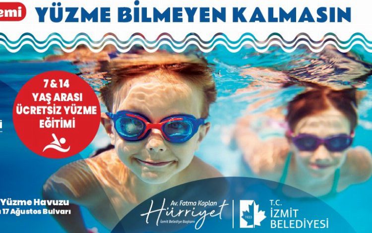 Kocaeli İzmit’te yüzme bilmeyen kalmıyor Kocaeli İzmit’te yüzme bilmeyen kalmıyor