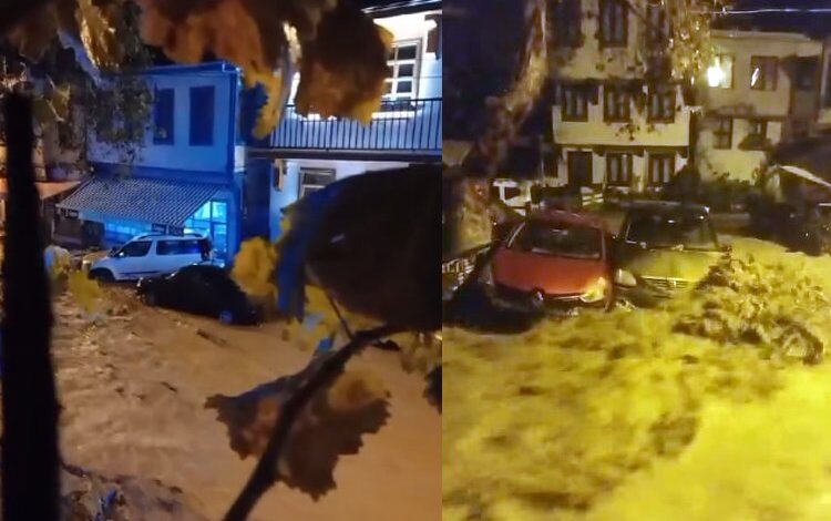 Bursa’da sağanak Tirilye’yi vurdu!