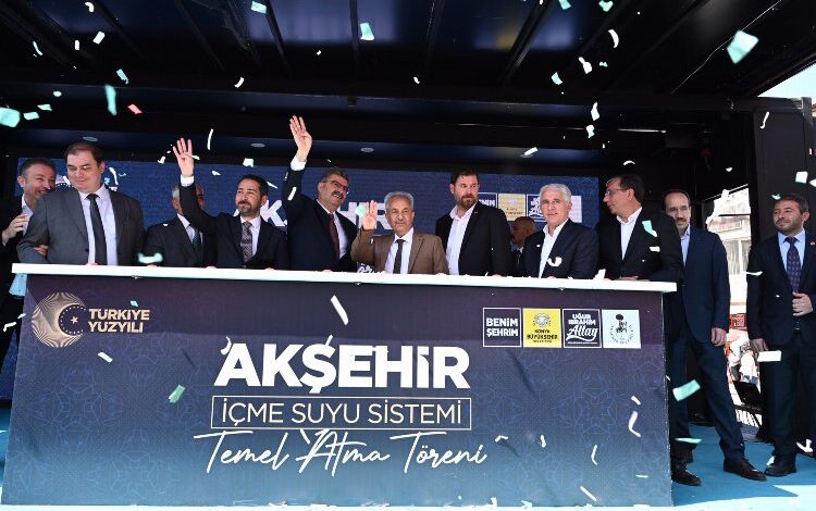 Konya Akşehir’in içme suyu Sistemini yeniliyor