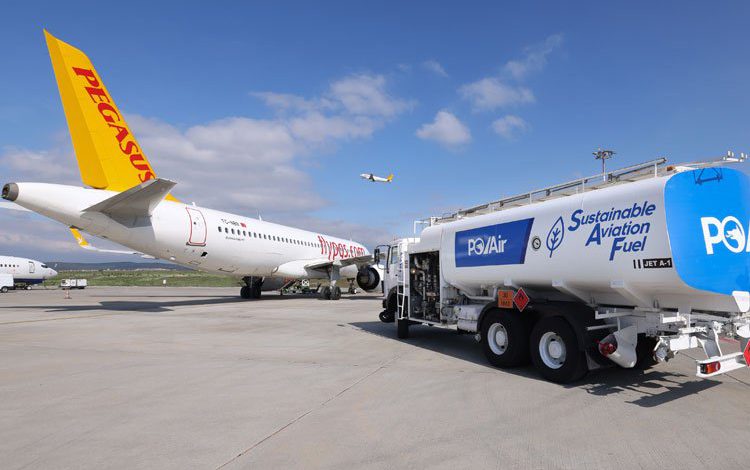 Pegasus, SAF ile Türkiye’de ilk uçuşunu gerçekleştirdi Pegasus, SAF ile Türkiye’de ilk uçuşunu gerçekleştirdi